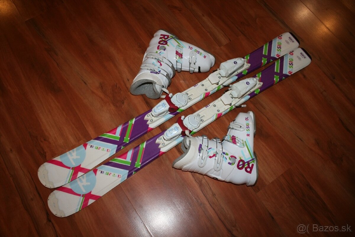 dievcenské lyže rossignol 120 cm