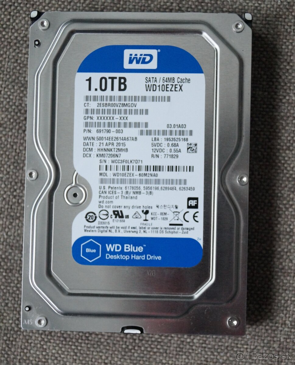 WD Caviar 1TB, WD10EZEX