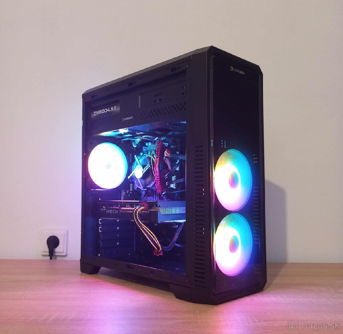 Herný PC RX 6600 XT 8GB, i5 9400f, 16GB, SSD, HDD