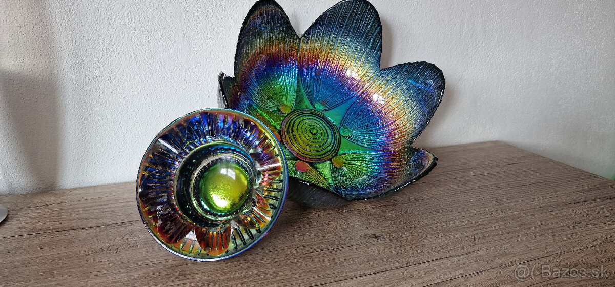 Dúhová súprava misa a popolník