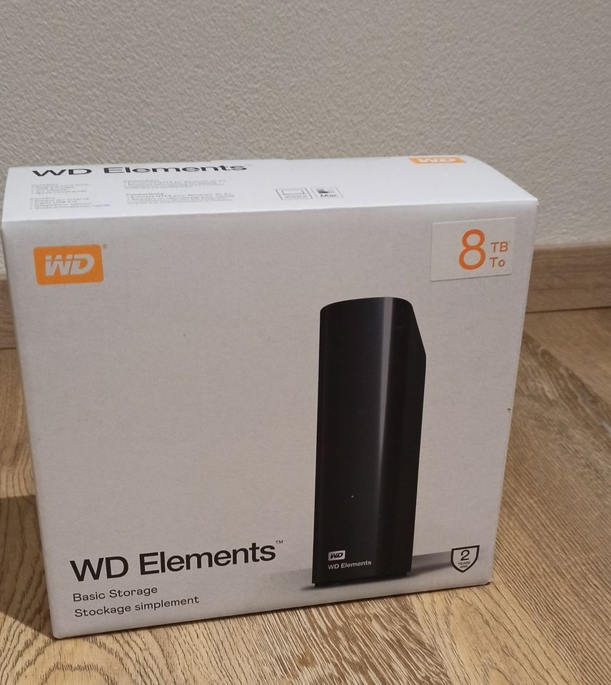 Externý disk WD Elements 8TB