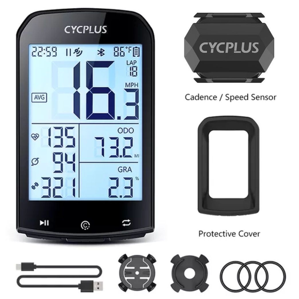 Kvalitný GPS Smart CykloPočítač CYCPLUS M1