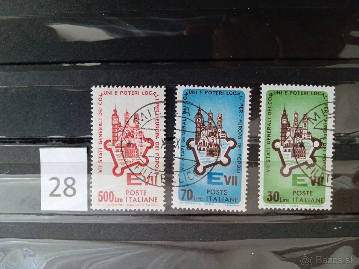 Poštové známky č.713 -Európske známky - štáty