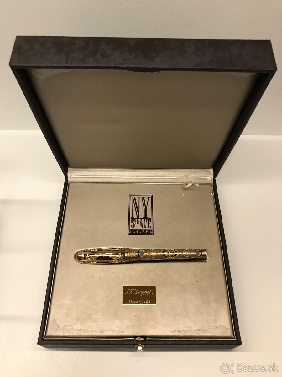 Incestičné Zlaté pero J.T.Dupont