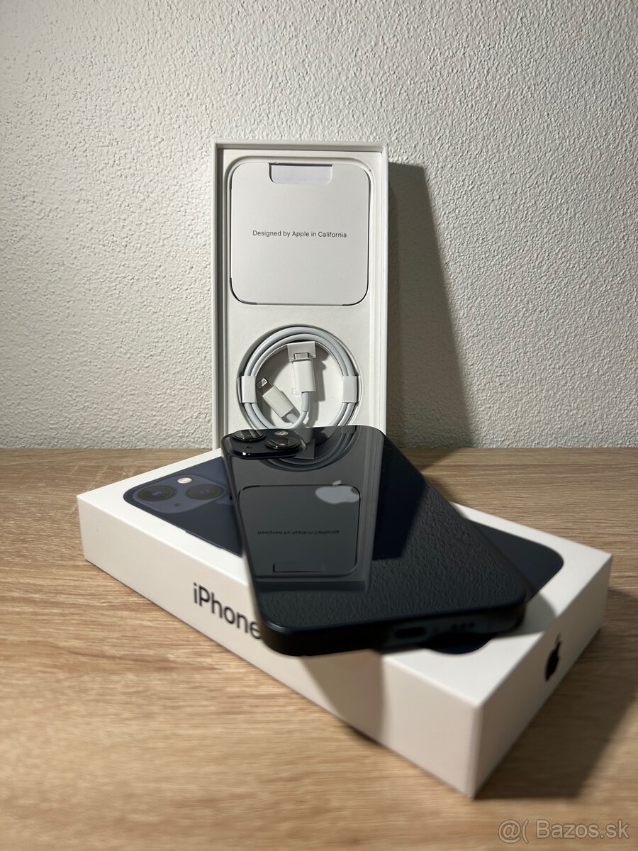 Apple iPhone 13 128 GB, 100% batéria