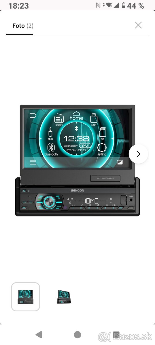 Sencor LCD vysuvne