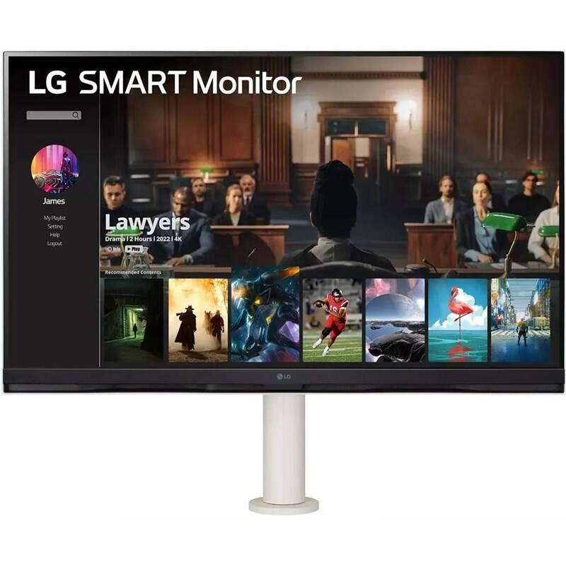 Monitor LG 32SQ780S-W biely