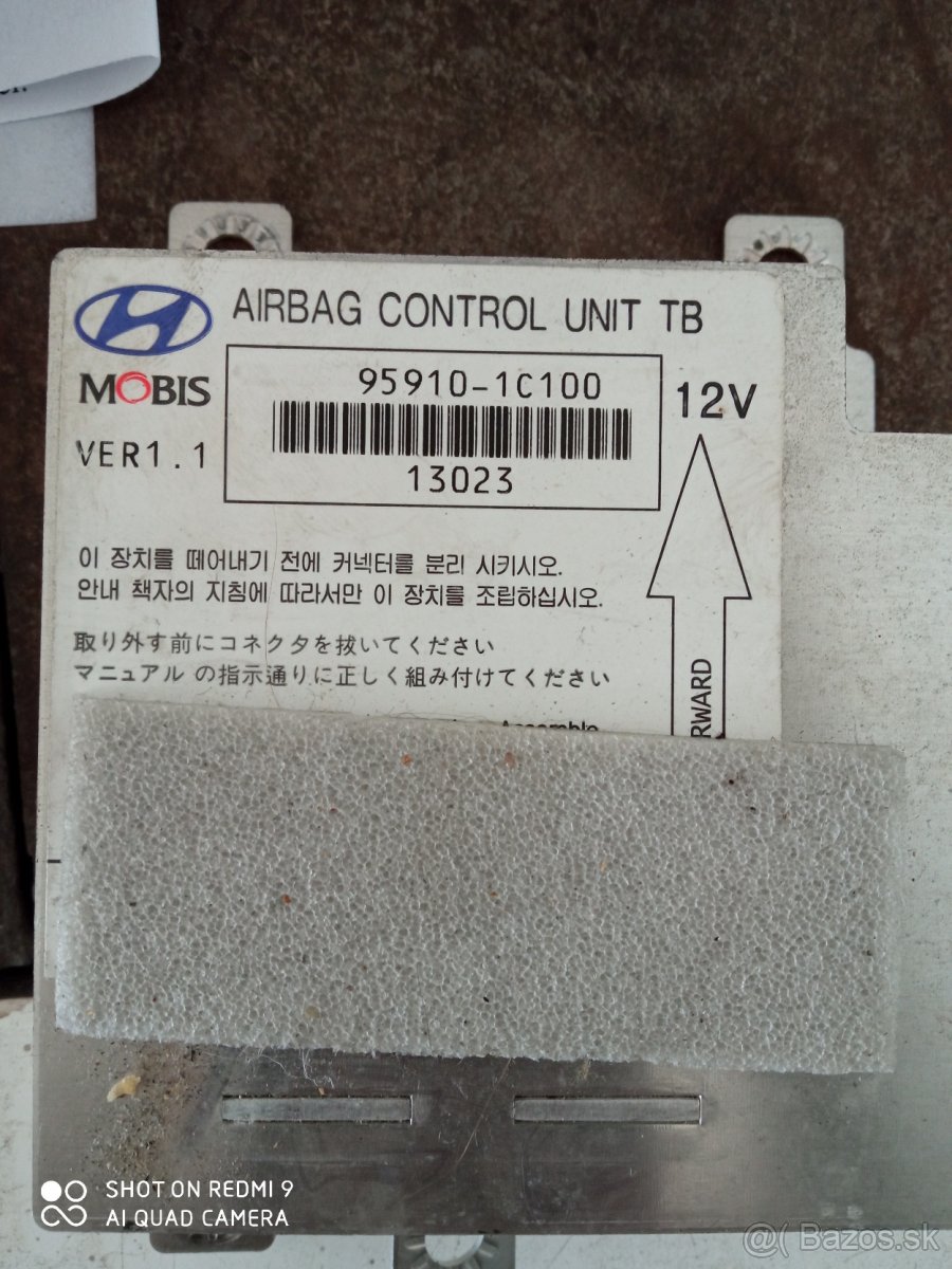 Hyundai getz 1,1 46 kw jednotka airbagu