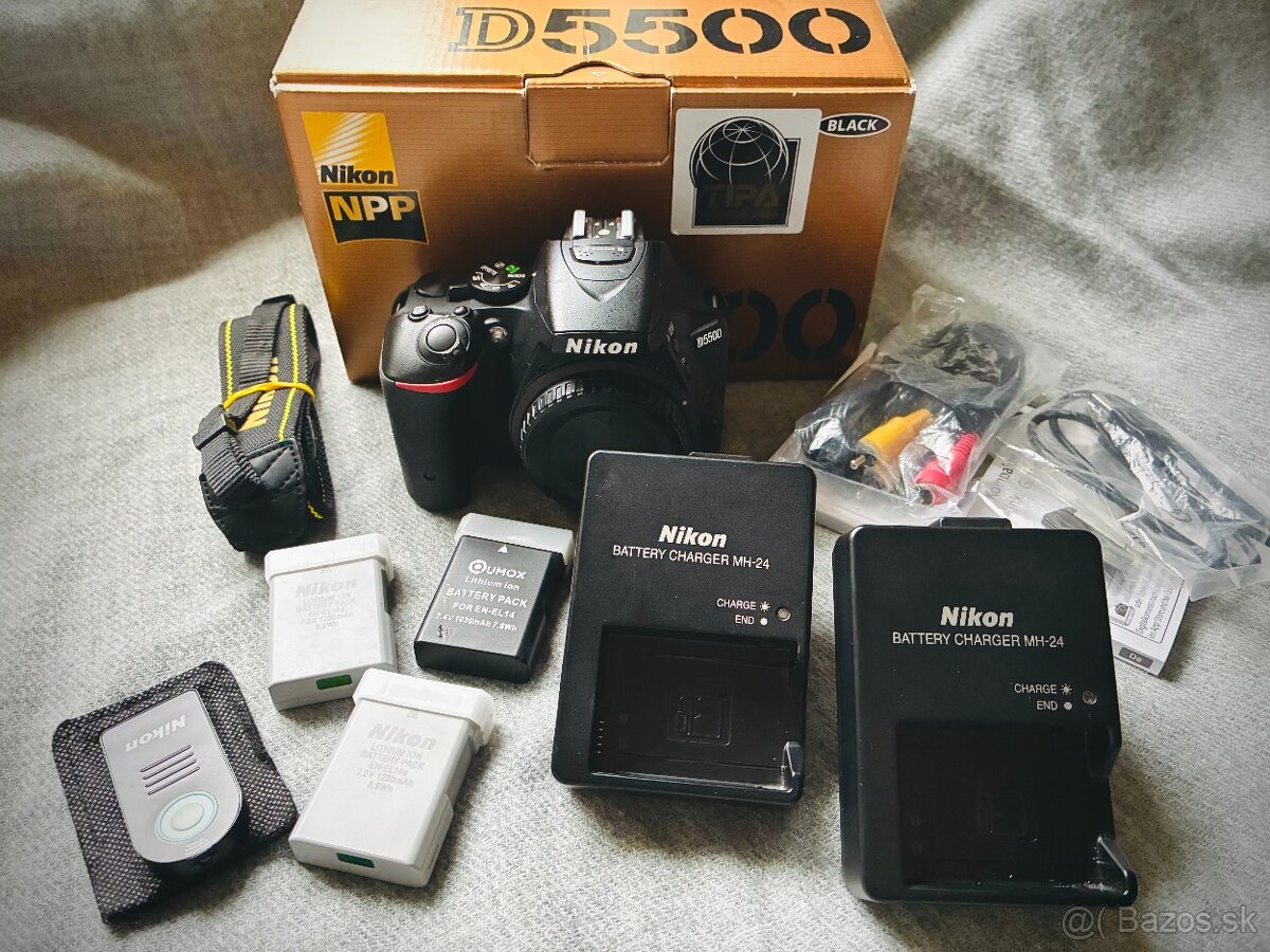NIKON D5500 - TOP STAV, 11K SNÍMOK