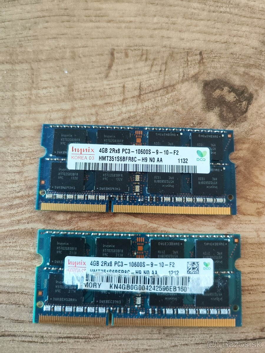 Hynix 4GB DDR3 SO-DIMM 10600S