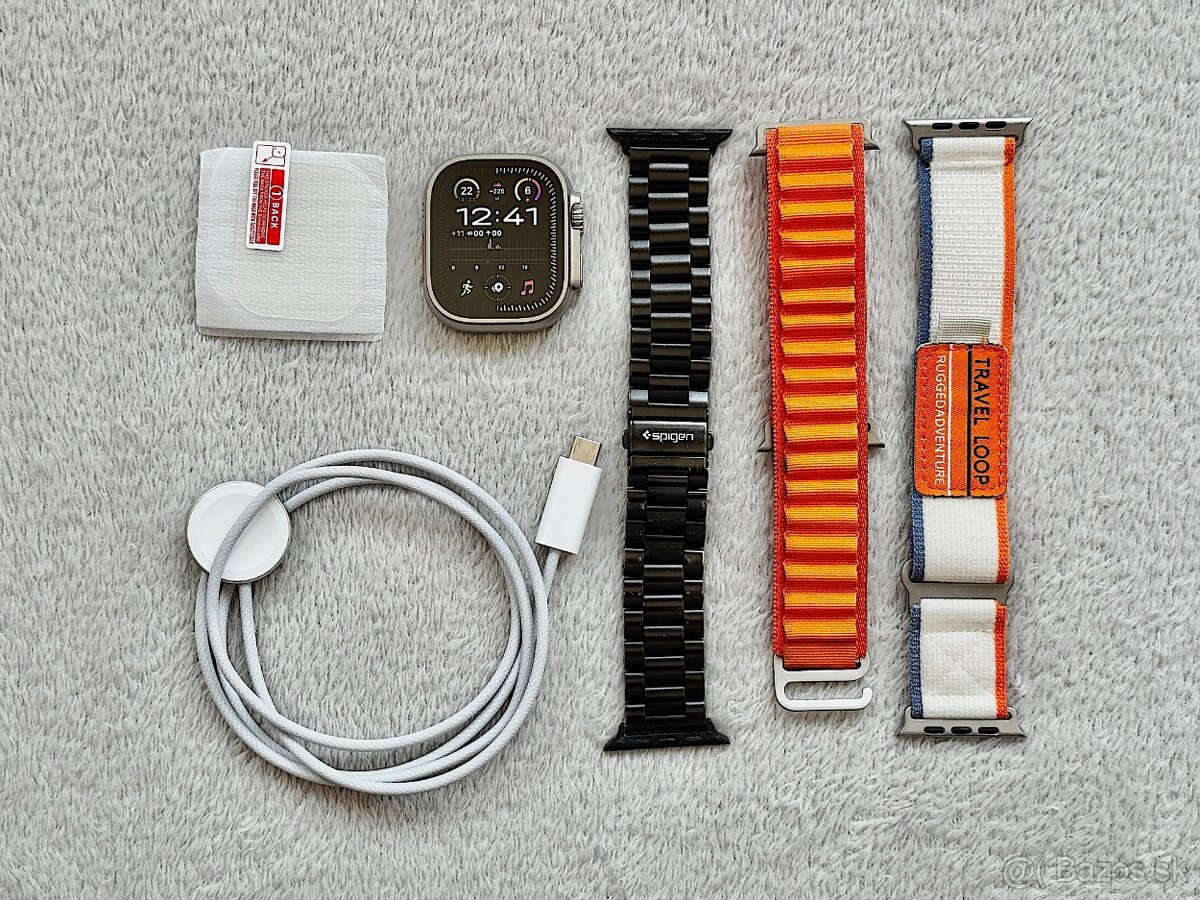 Apple Watch Ultra 2, TOP STAV, ZDRAVIE BATÉRIE 99%