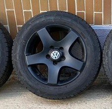 215/60 R17 C  zimné komplety originál VW + Continental 8 mm