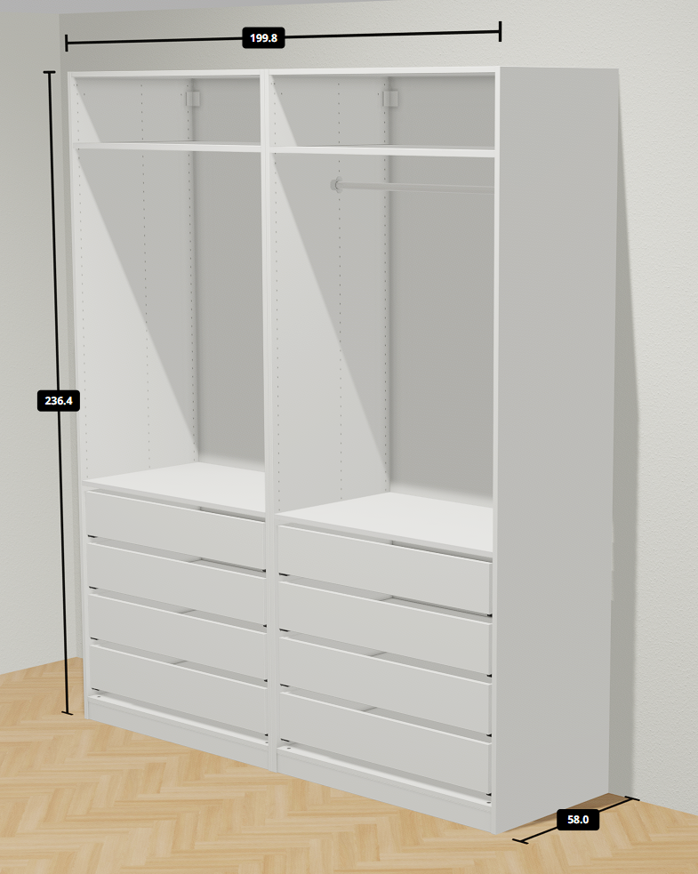 IKEA PAX 236 x 100 x 58