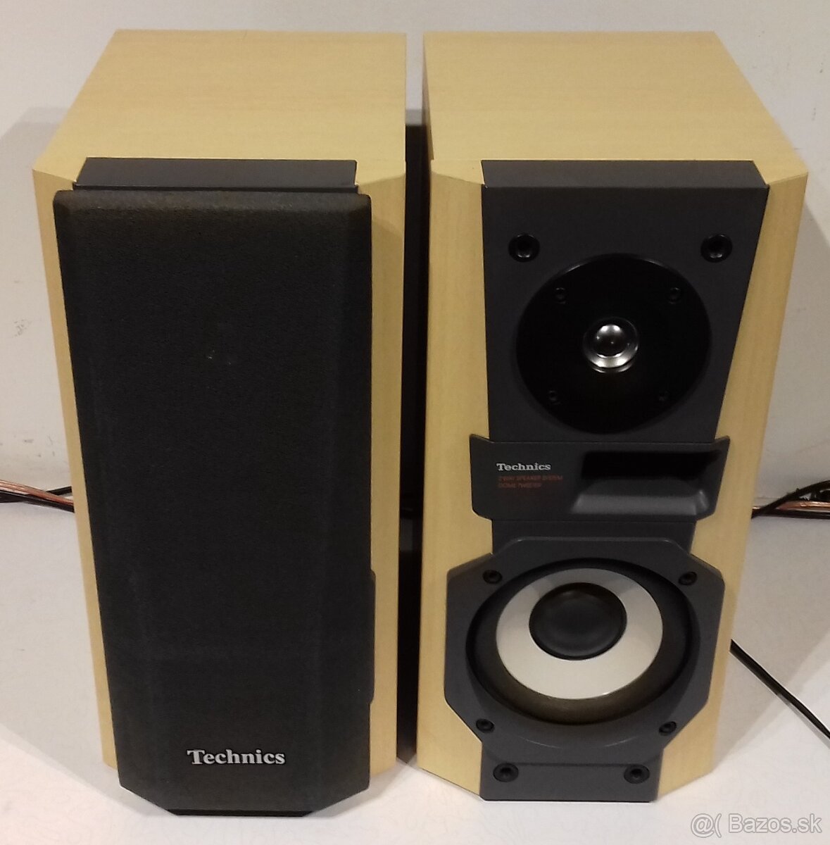 Krasne 60W reproduktory TECHNICS 33x16x24cm 2-pasmove, AB43