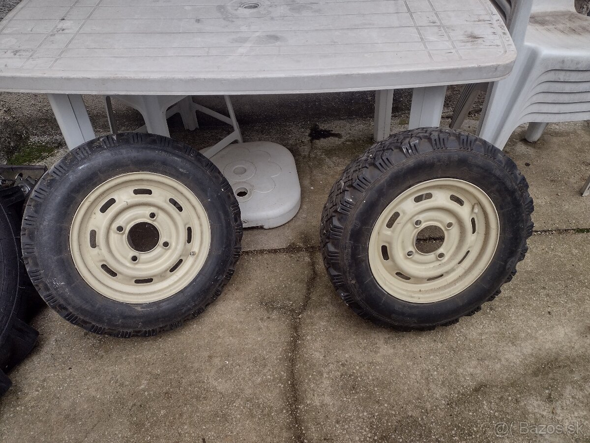 Predám kolesá na výrobu malotraktora