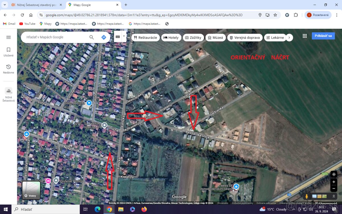 V PREŠOVE LUKRATÍVNY STAVEBNÝ POZEMOK