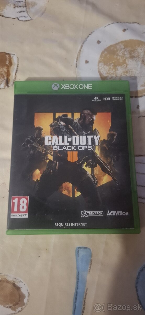 Xbox hra call of duty black ops 4