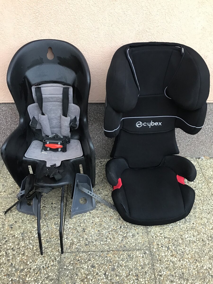 Predaj autosedačky a sedačky na bicykel