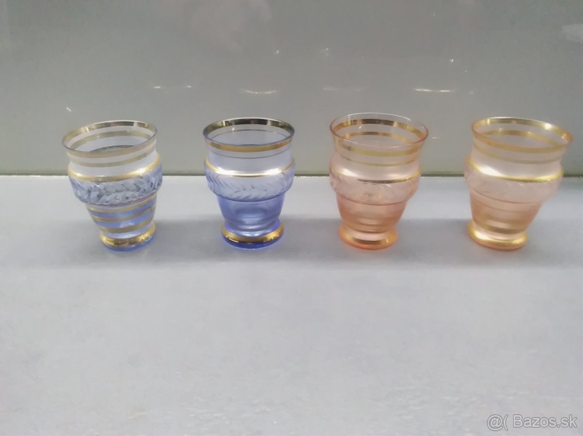 Štamperlíky poháre poháriky