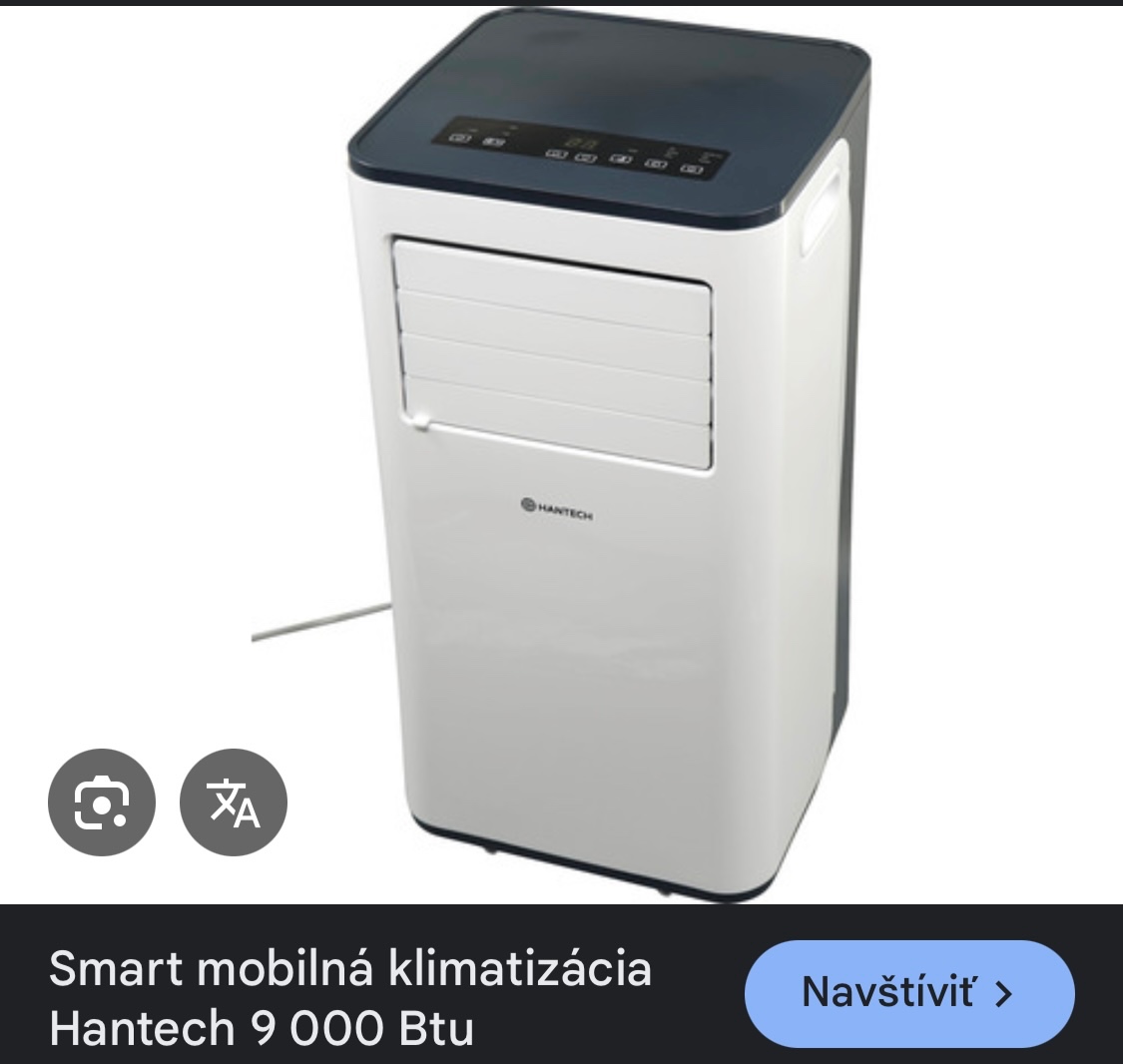 Smart mobilná klimatizácia Hantech 9 000 Btu
