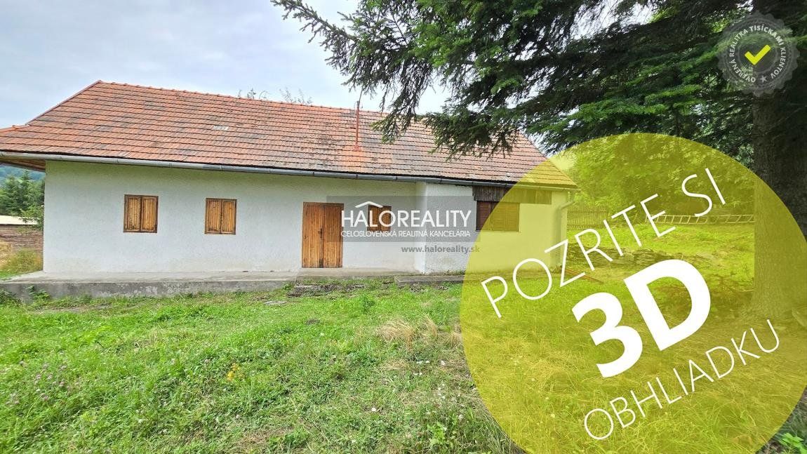 HALO reality - Predaj, chalupa Stará Huta - EXKLUZÍVNE HALO