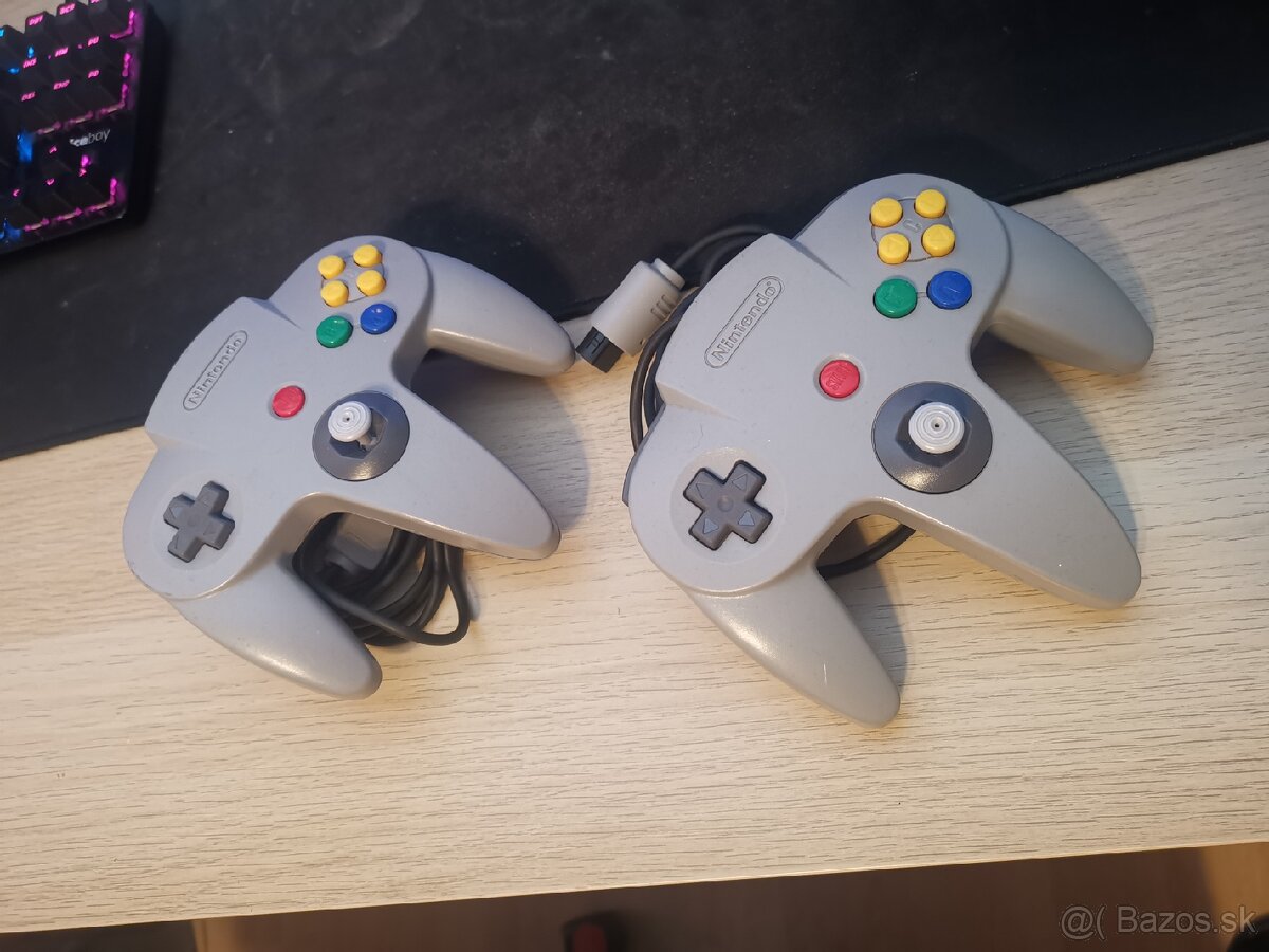 Nintendo 64, sega mega drive ovládače
