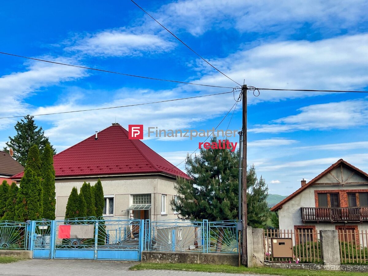 Rodinný Dom s pozemkom 1189 m2, Krušovce, Topoľčany
