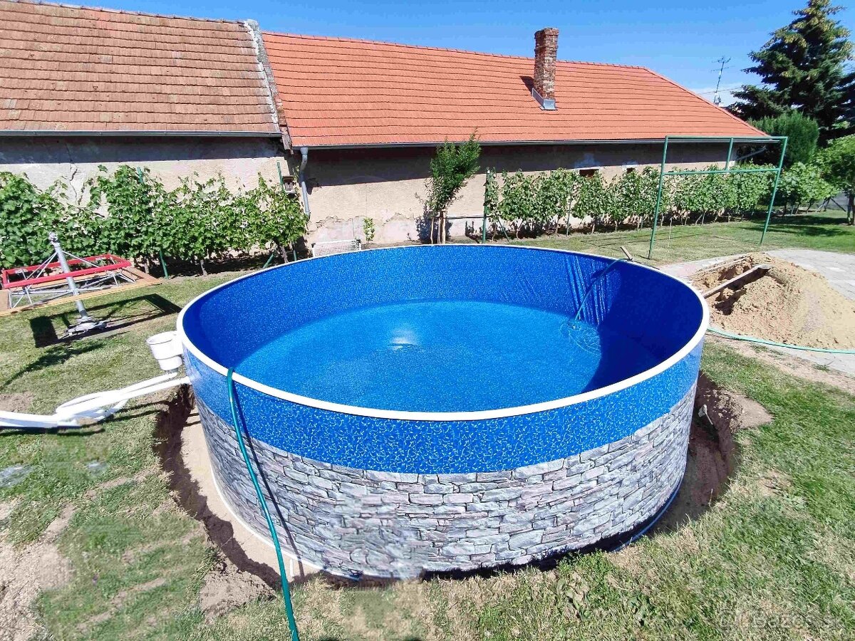 Stavba bazéna , výmena fólie