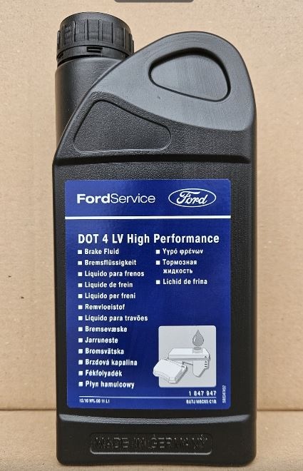 Originálna brzdová kvapalina FORD DOT4 LV 1000ml 1847947