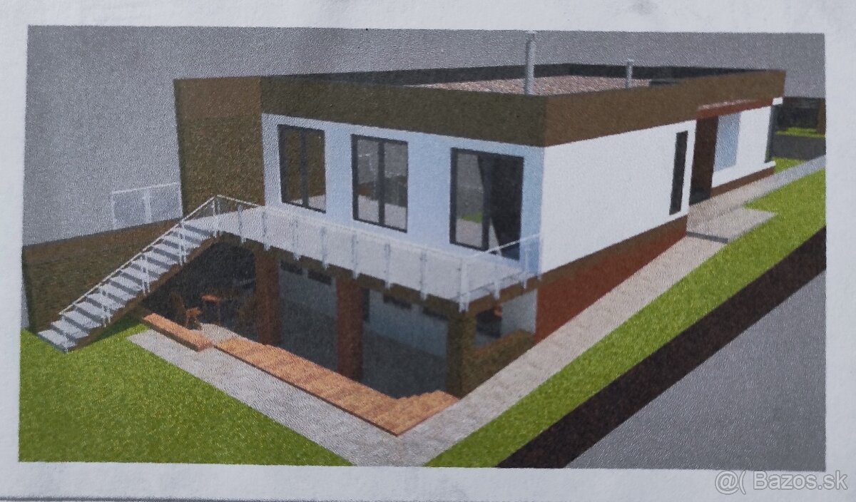 Rozostavaný moderný dom za cenu pozemku