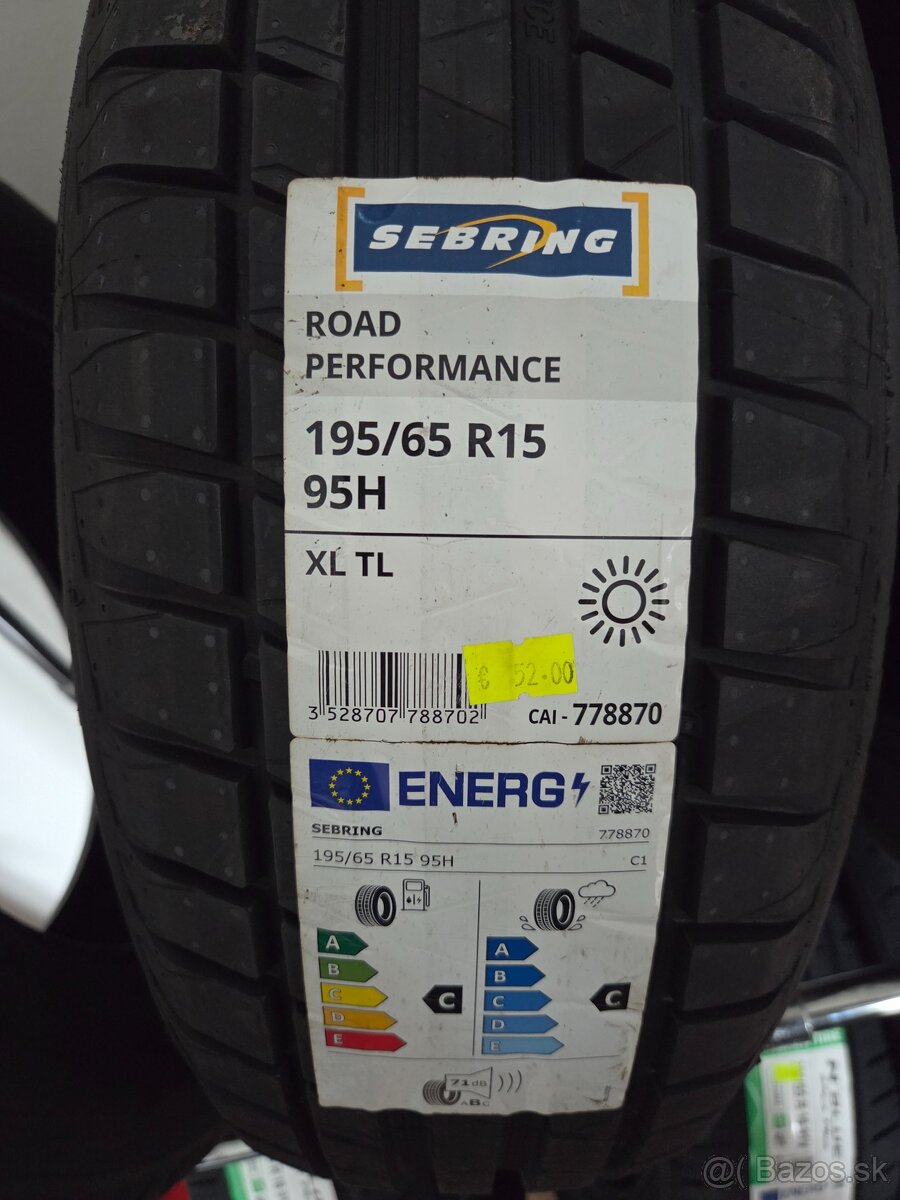 195/65 R15 Sebring letné pneu NOVÉ