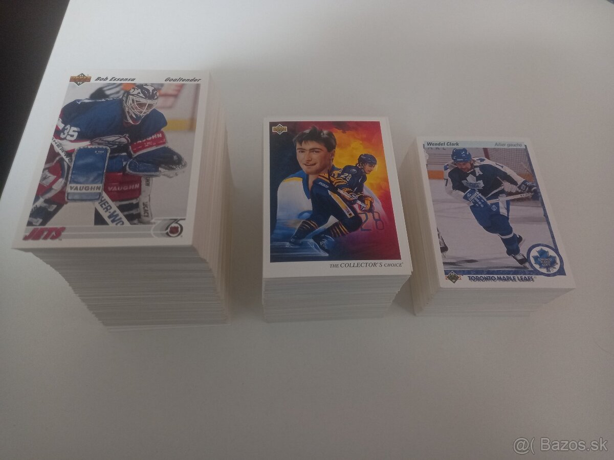 Hokejove karty,karticky - UD mix 90.roky