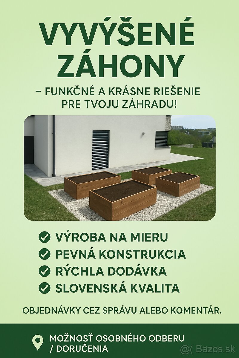 Vyvýšené Zahony červený smrek