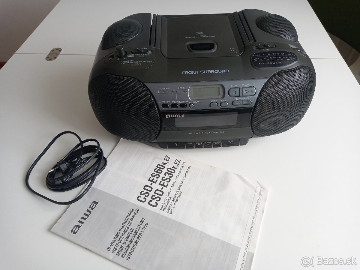 AIWA CSD-ES30EZ - REZERVA - KE, ozvite sa stratil som kontak