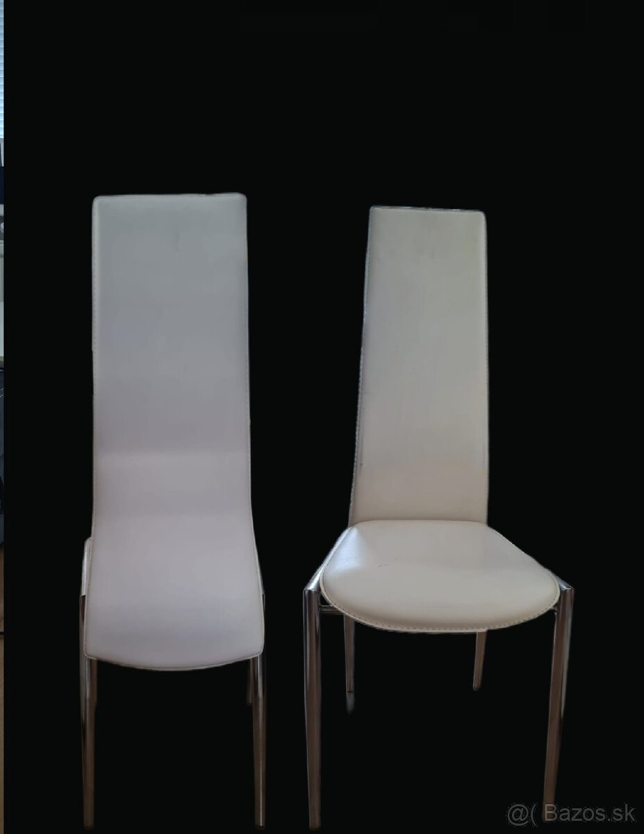 Moderné jedálenské stoličky – 6 ks