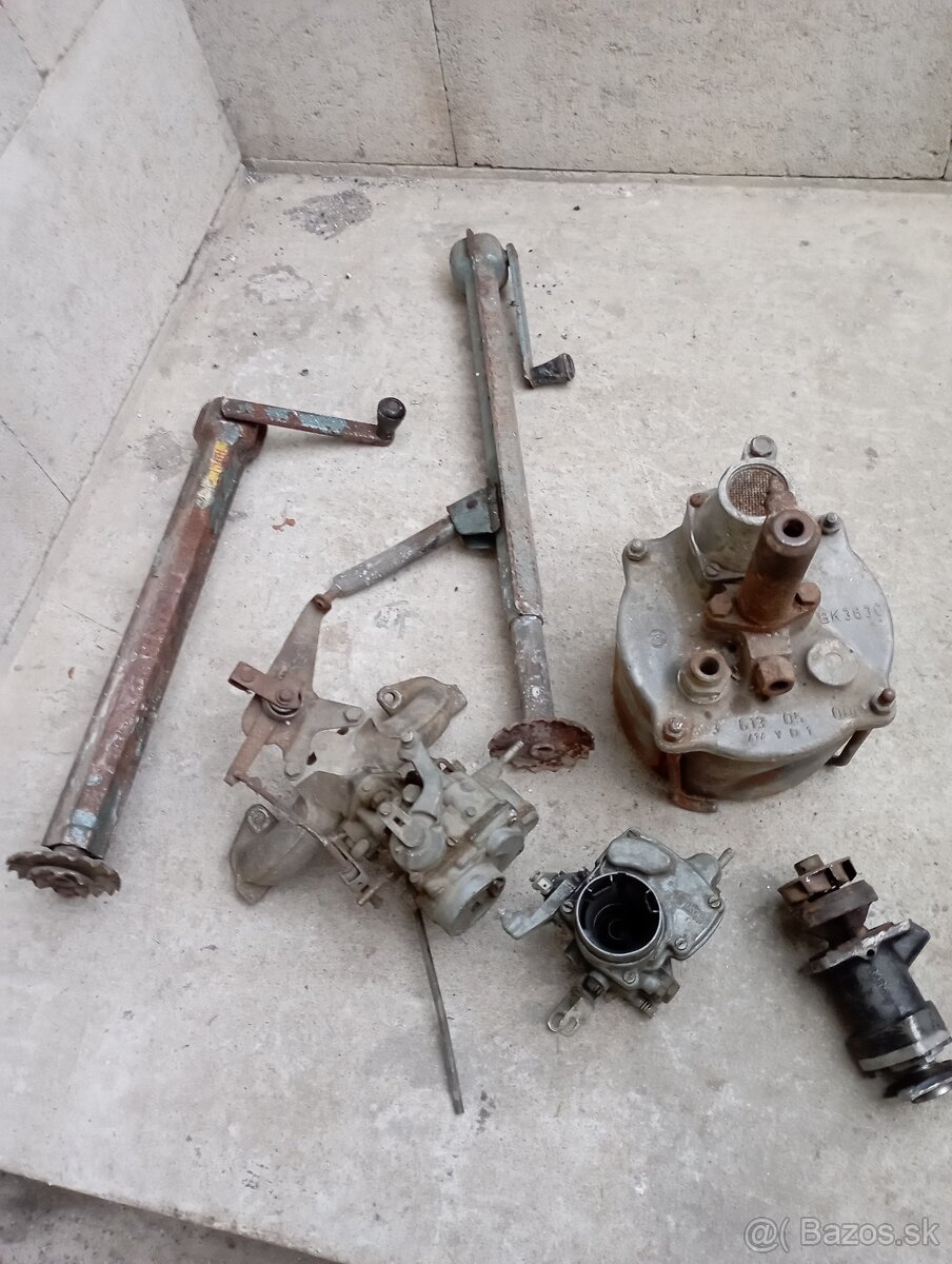 Diely Škoda, karburatory jikov DIF23, posilňovač , zdvihaky