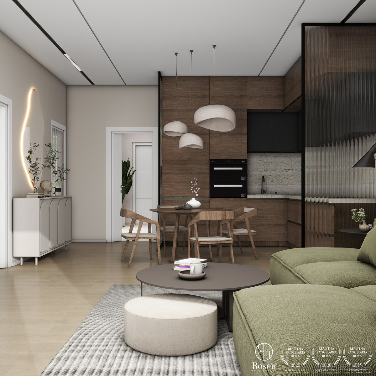 BOSEN Realicity | Moderný 3-izbový byt s terasou v novostavb