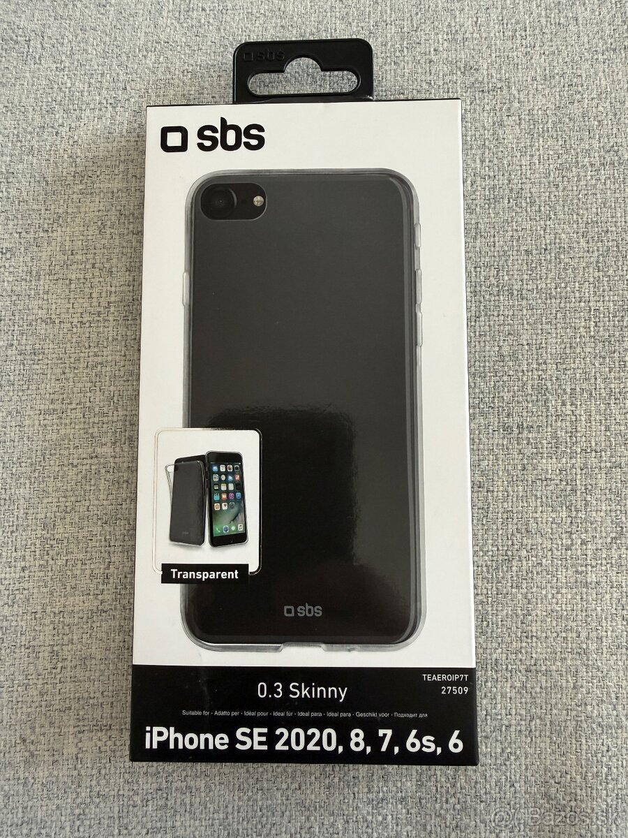 Predam transparentny kryt pre iPhone 6,6s,7,8,SE2020