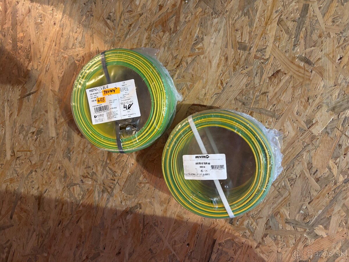 Zemniaci vodič pevný 4mm