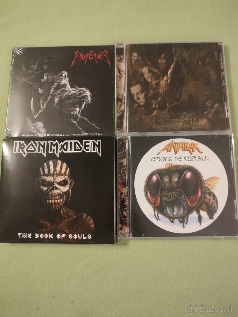 Metal CD Iron Maiden,Anthrax,Emperor