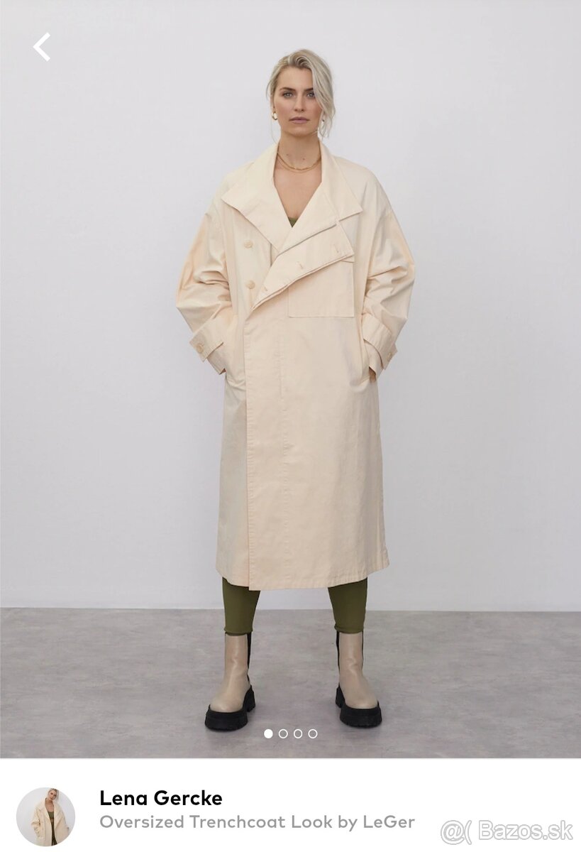 LeGer Celina dlhý kabát oversize