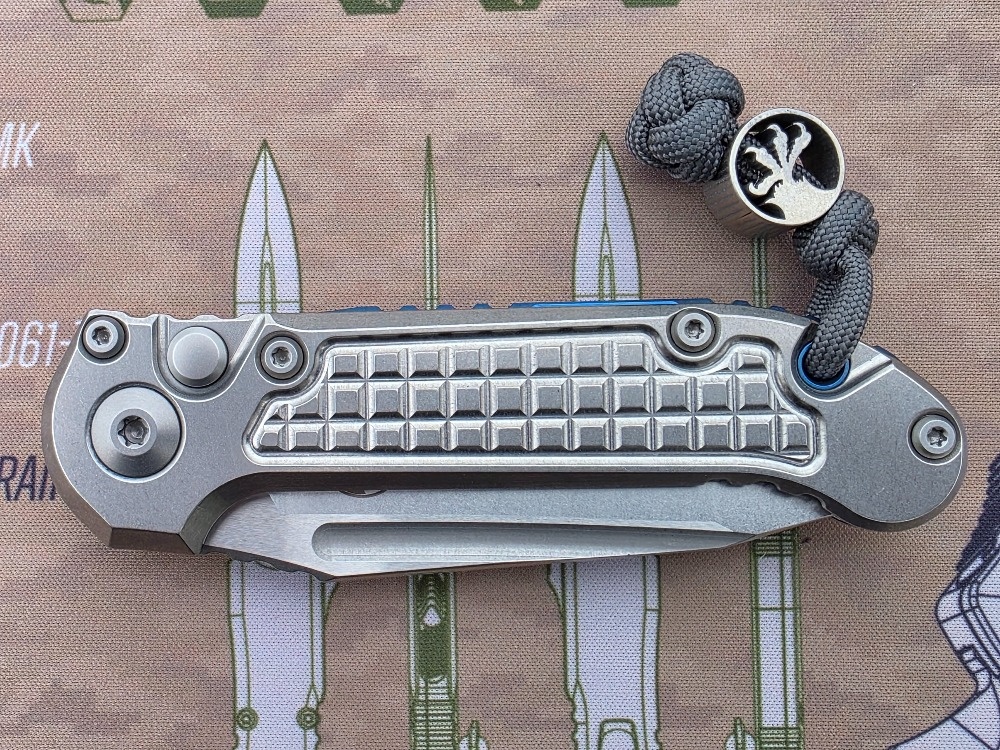 Microtech LUDT Tanto Titanium Marfione Select Frag Pattern