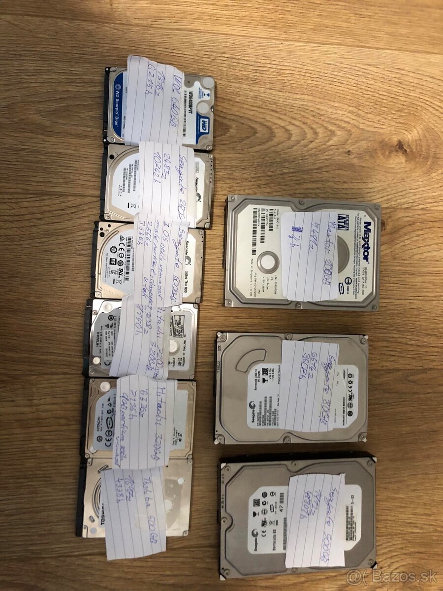 💾 HDD mix (2.5" aj 3.5") – Otestované a spoľahlivé