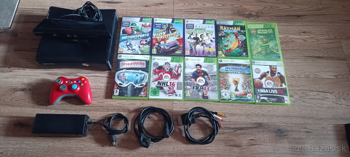 Xbox360 s hrami a kinectom