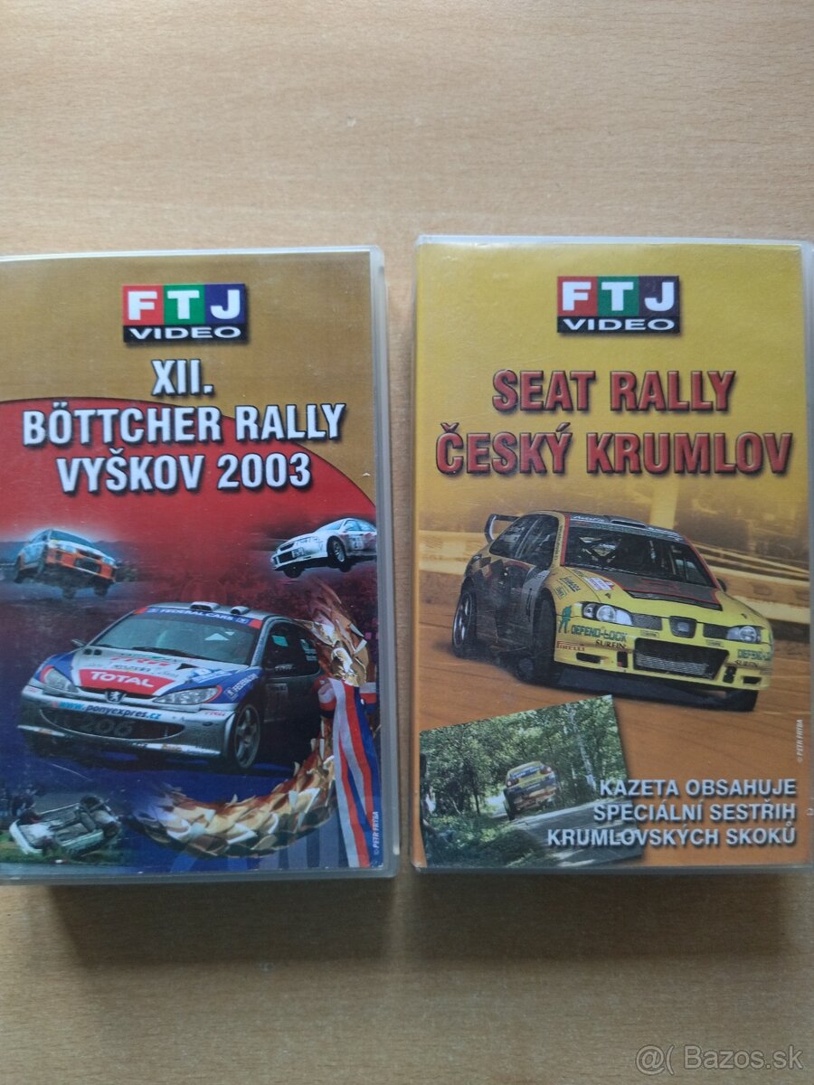 VHS videokazety rally WRC