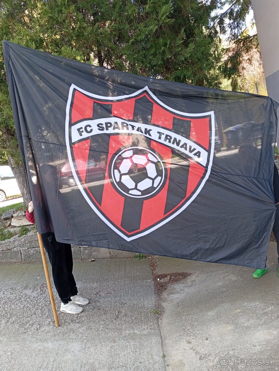 Vlajka Spartak Trnava 3x2m