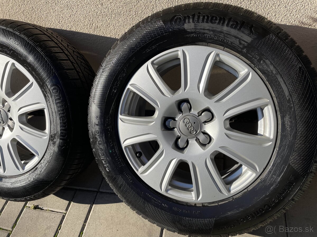 Orig.audi Alu Disky zimné 5x112 6,5jxR16 ET33 Audi VW