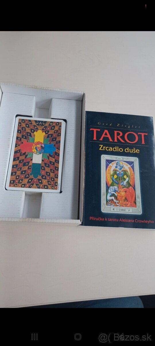 Kniha Tarot zrkadlo do duše plus karty