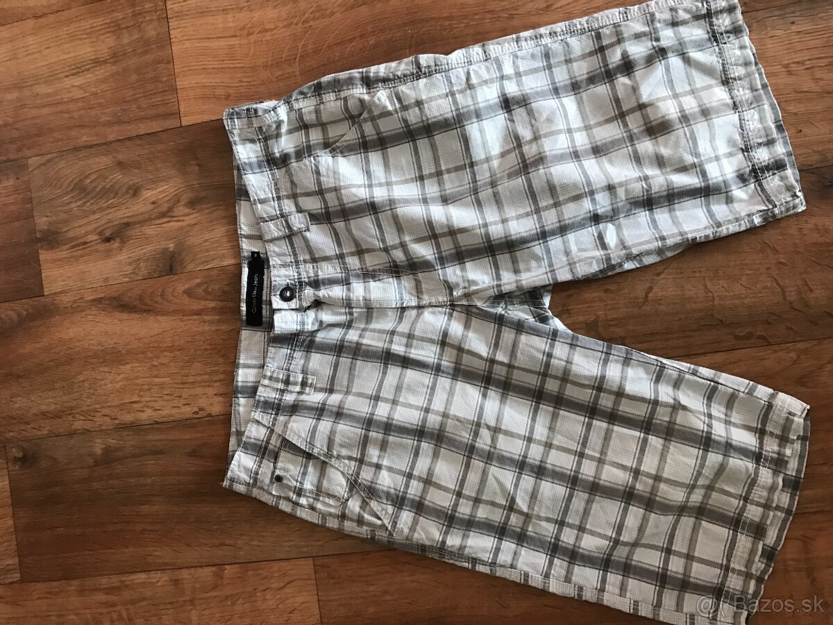 CALVIN KLEIN originál pánske capri nohavice L