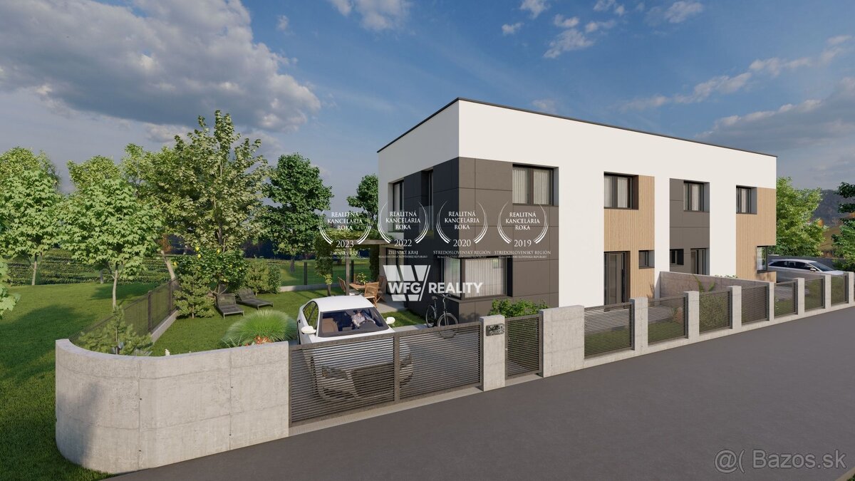 NOVOSTAVBA_4 izb. rodinný dom "A" v radovej zástavbe /140
